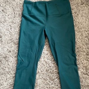 New Lululemon Zoned In Tight *27" Green Jasper
